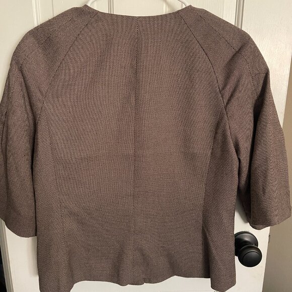Evan Picone jacket size 8 brown/black - Picture 4 of 7